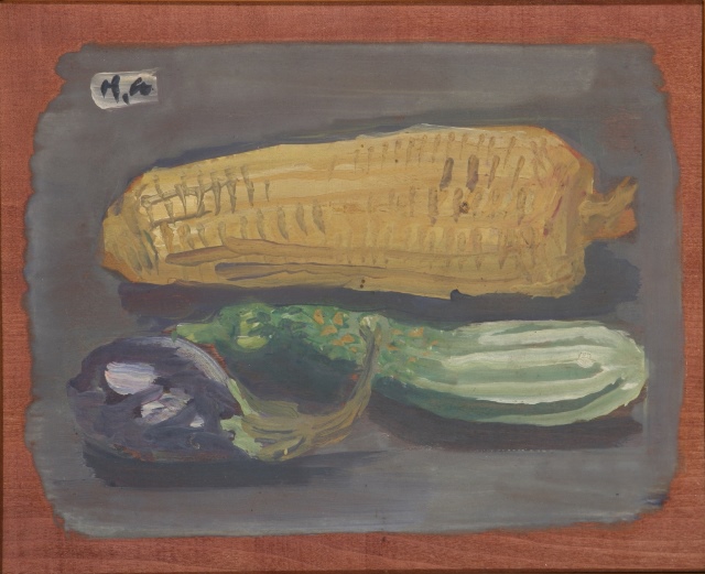 Corn, Eggplant and Cucumber