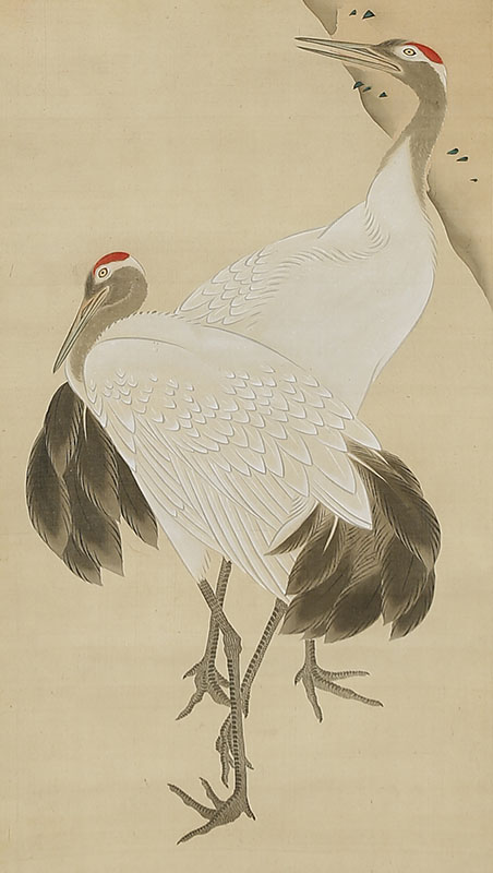 松下双鶴図