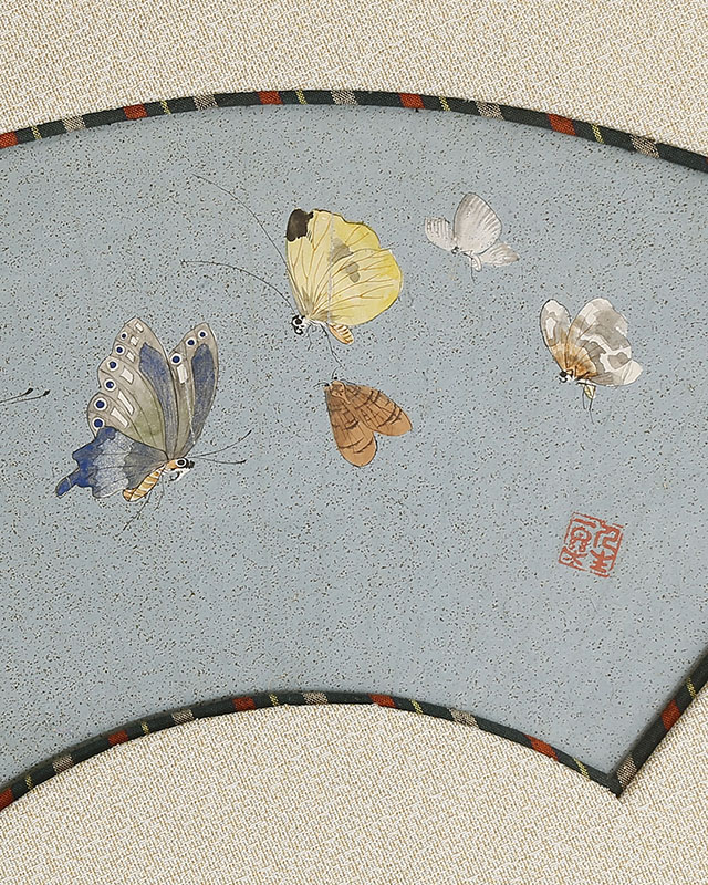 Butterflies with self-inscription