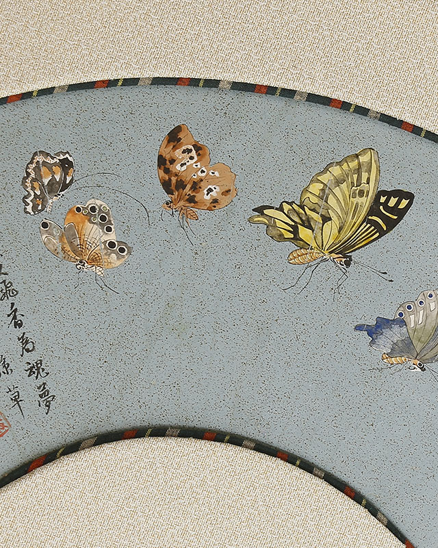 Butterflies with self-inscription