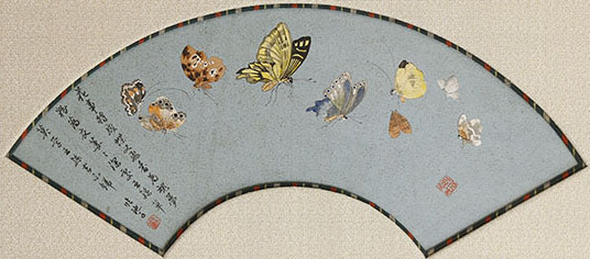 Butterflies with self-inscription