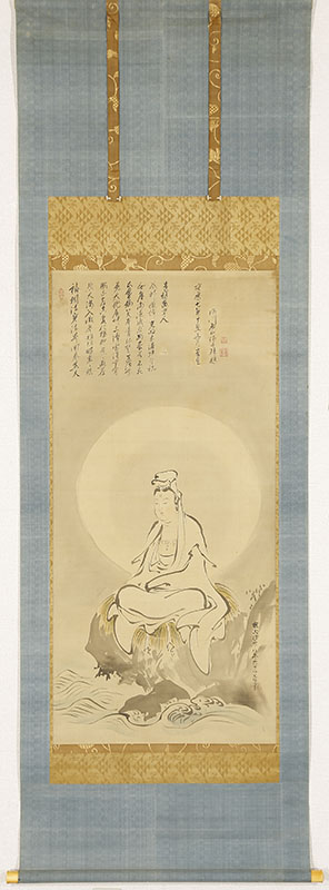 Kannon with Chinese Poem