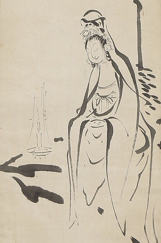 観音像「衆生福寿海無量」
