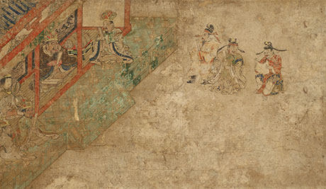The Great King of Emma, a detached segment of a picture scroll