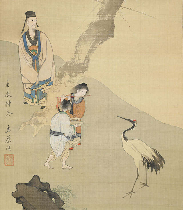 林和靖童子図（天保3年）