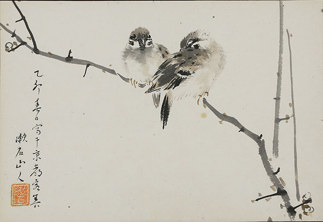 Plum and Sparrow / Kingfisher
