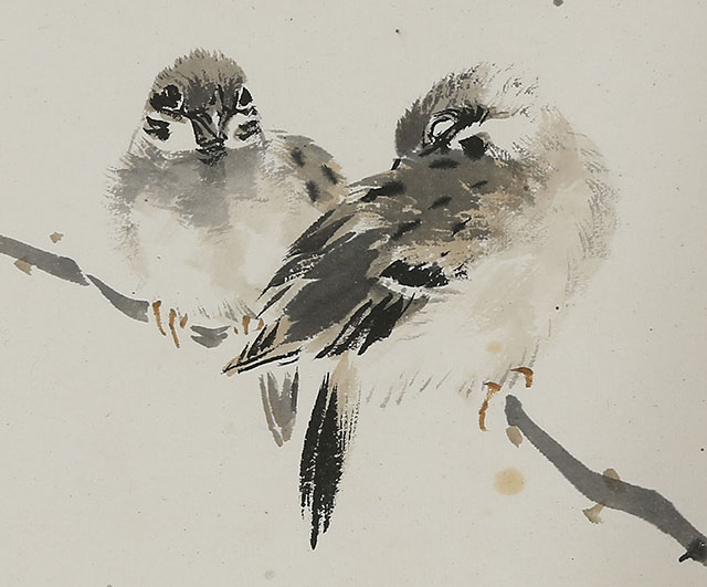 Plum and Sparrow / Kingfisher