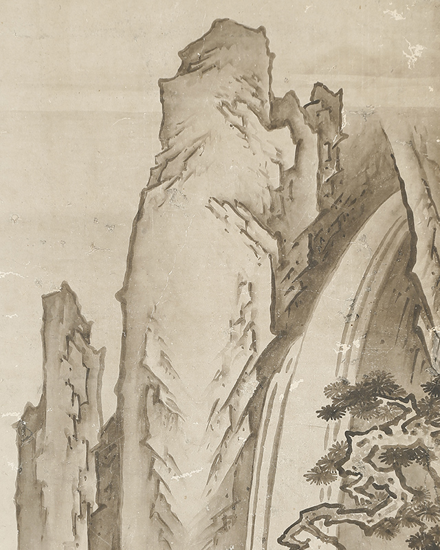 雲中福禄寿　山水