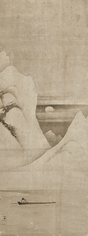 雲中福禄寿　山水