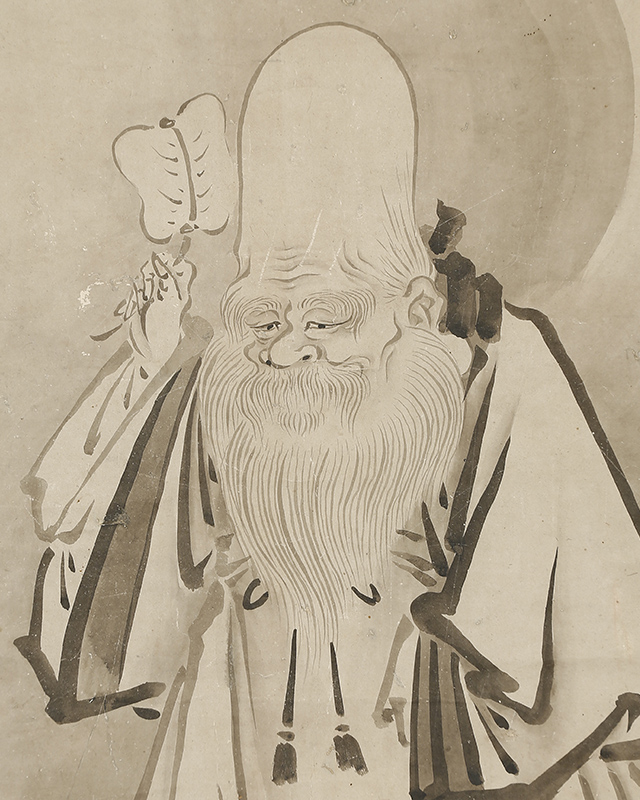 雲中福禄寿　山水