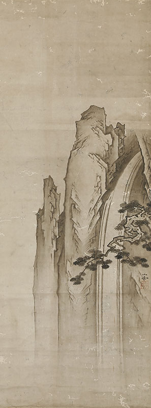 雲中福禄寿　山水