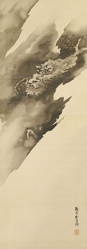 龍虎図