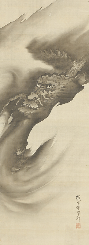 龍虎図