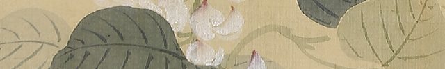 双兎豆花之図