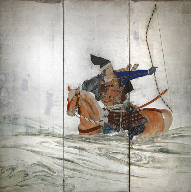 Nasu no Yoichi, Shooting the Fan/ Taira no Kagekiyo, Shikoro-biki