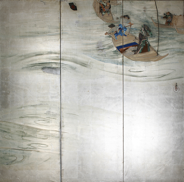 Nasu no Yoichi, Shooting the Fan/ Taira no Kagekiyo, Shikoro-biki
