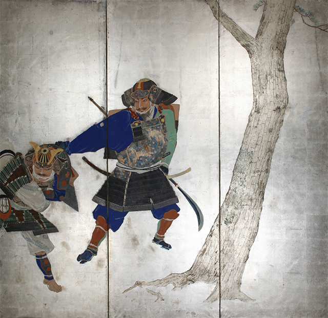Nasu no Yoichi, Shooting the Fan/ Taira no Kagekiyo, Shikoro-biki