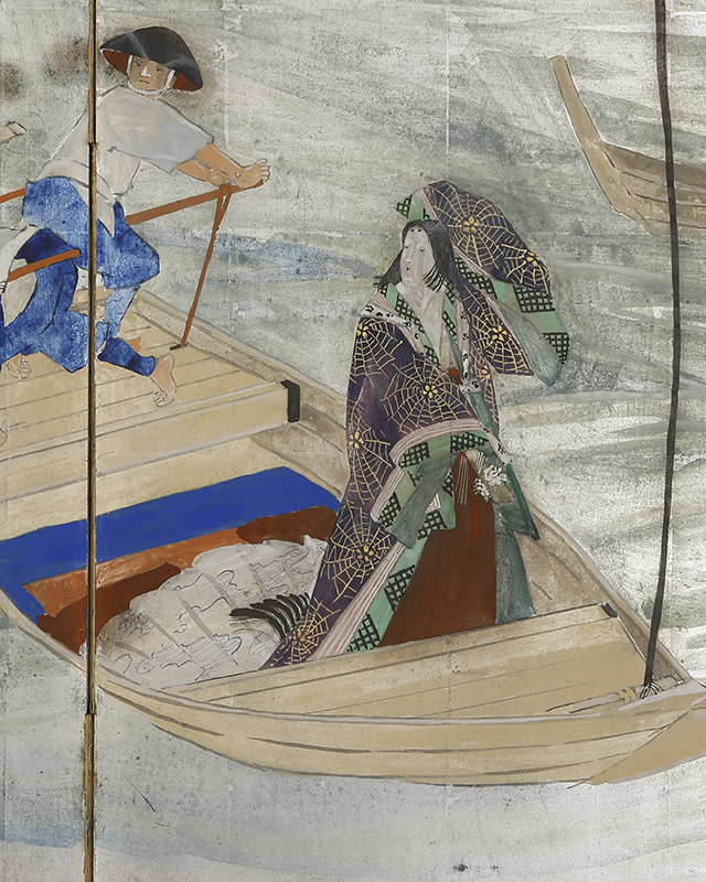 Nasu no Yoichi, Shooting the Fan/ Taira no Kagekiyo, Shikoro-biki
