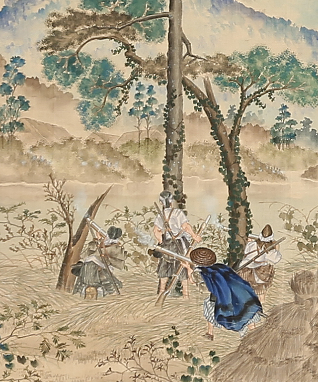Seinan War around Mount Enotake (1882)