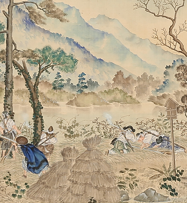 Seinan War around Mount Enotake (1882)