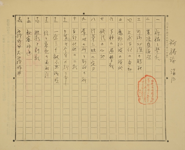 本化祈祷論(原稿完)