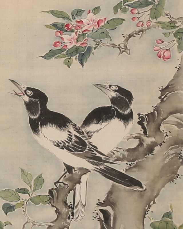 Birds and Flowers with self-inscription