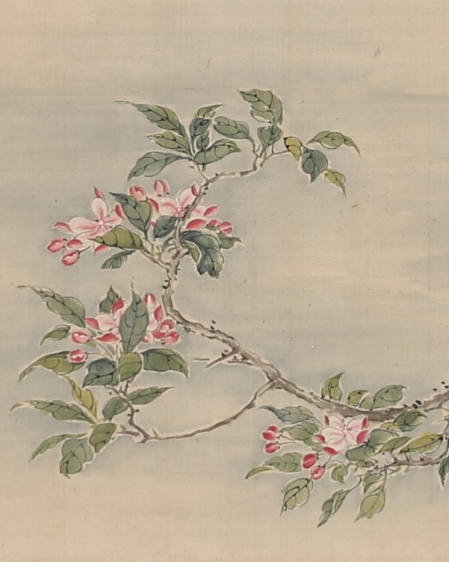 Birds and Flowers with self-inscription