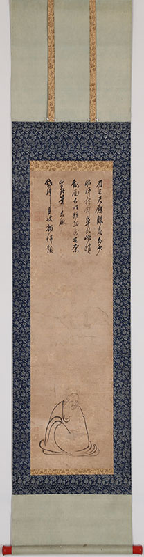 達磨図自画賛