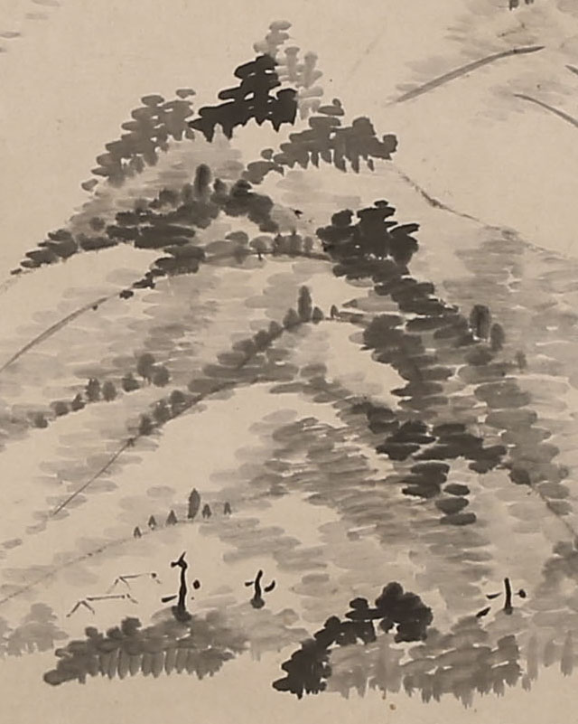 夏山浴雨
