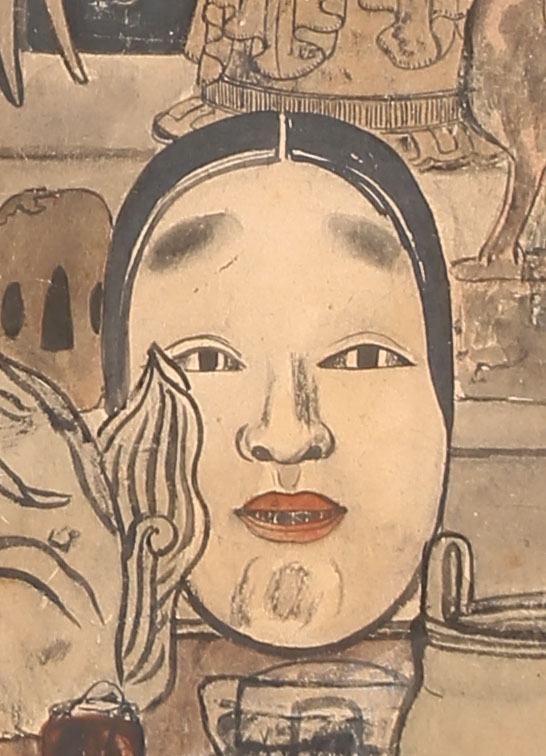 A Lady at an Antique Shop