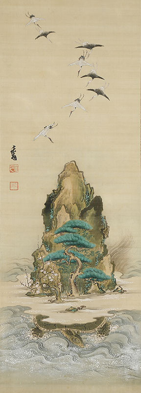 蓬莱山図