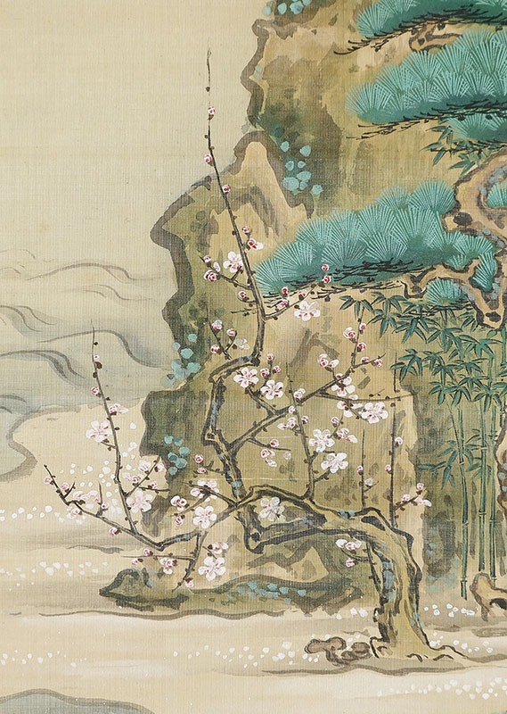 蓬莱山図