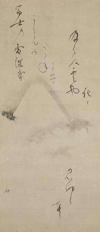 富士図自画賛