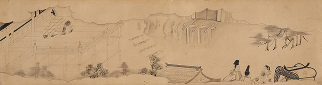 白描源氏物語（清水寺）