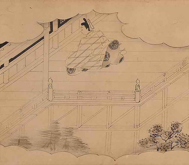 白描源氏物語（清水寺）