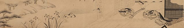 白描源氏物語（菖蒲）