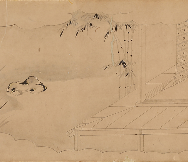 白描源氏物語（菖蒲）