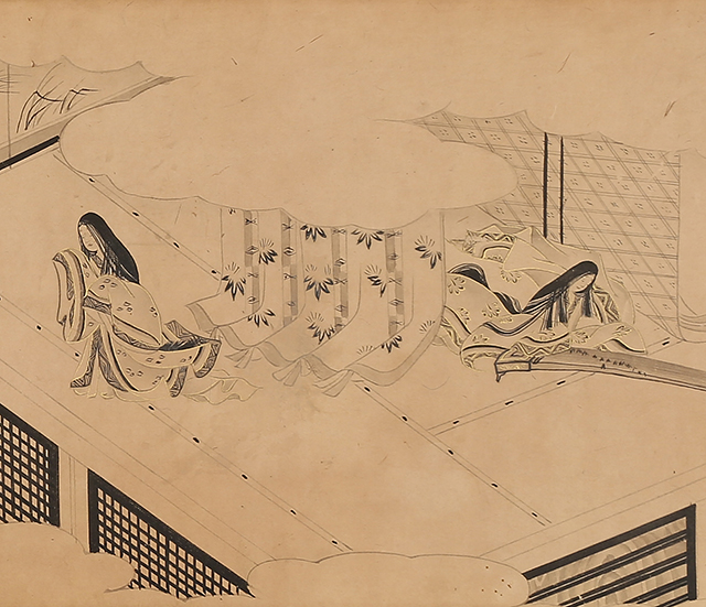 白描源氏物語（鈴虫）