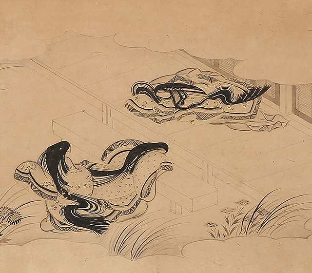 白描源氏物語（秋草）