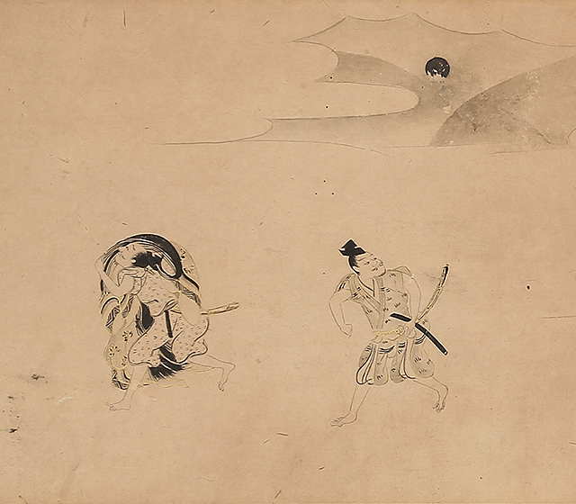 白描源氏物語（秋草）