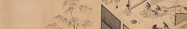 白描源氏物語（髪梳）