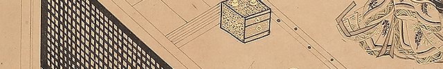 白描源氏物語（髪梳）