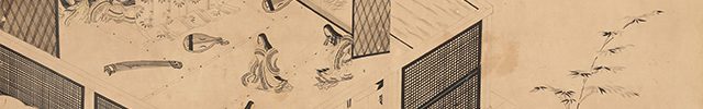 白描源氏物語（琵琶・琴）