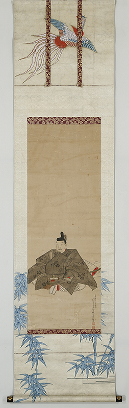 北野天神縁起絵伝　北野本宮古図 菅原道真像