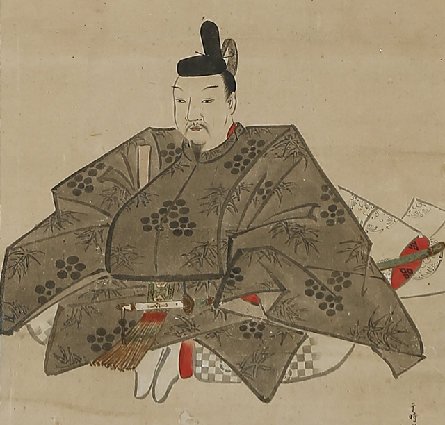 北野天神縁起絵伝　北野本宮古図 菅原道真像
