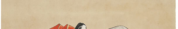 Portraits of Otomo Yakamochi and Taikenmonin Horikawa