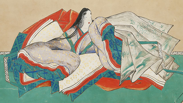 Portraits of Otomo Yakamochi and Taikenmonin Horikawa