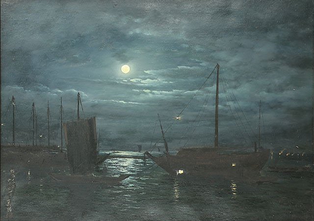 Ships under the Moonlight (1883)