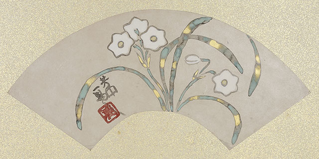 Four Seasons in Fan Shapes