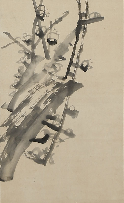 Japanese Apricot Blossoms with self-inscription